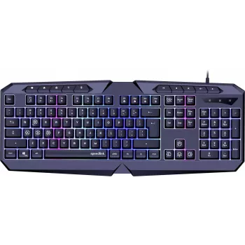 Speedlink Ludicium RGB Rainbow Keyboard, US Layout (SL-670004-BK-US)