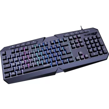 Speedlink Ludicium RGB Rainbow Keyboard, US Layout (SL-670004-BK-US)