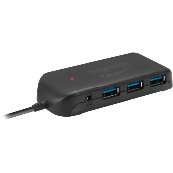 Hub USB 3.0 Speedlink Snappy Evo cu 7 porturi (SL-140108-BK)