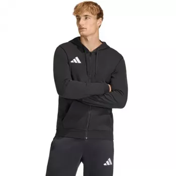 Hanorac cu fermoar integral adidas Entrada 26 pentru bărbați, negru, KF5945, XL