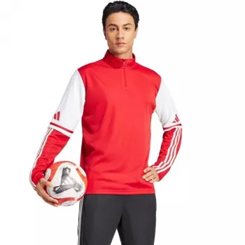 Bluză de antrenament adidas Squadra 25 pentru bărbați, roșu/alb, XL (JD2984)