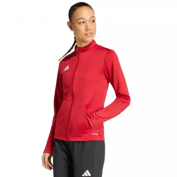Jachetă de antrenament adidas Entrada 26 pentru damă, roșie, JZ6601, mărimea L