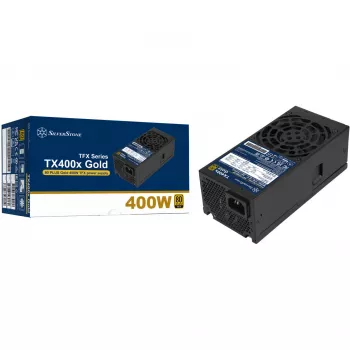 Sursă ATX SilverStone TX400x Gold 400W 80 PLUS Gold, neagră, 2x PCIe