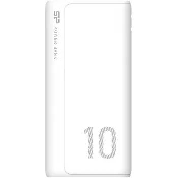 Silicon Power GP15 10000 mAh power bank, white (SP10KMAPBKGP150W)