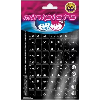 Kolm Lõvi Minipicto autocolante pentru tastatură estonă (KB-UNI-EE01-BLK)