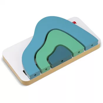 Raft mic de podea TONIES - Berg 11003982, metal cromat argintiu, 2 rafturi, raft de podea