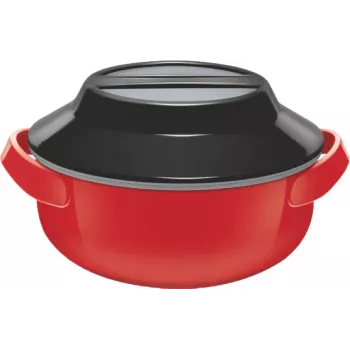 Vas termic Milton Microwow 1000, 0,82 L, roșu (MT-6491-P)