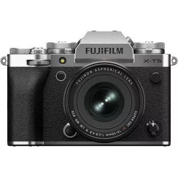 Kit cameră foto mirrorless Fujifilm X-T5 / XF16-50mm F2.8-4.8 R LM WR, argintiu (16939461)