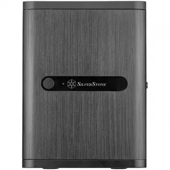 Carcasă NAS SilverStone Technology SST-CS240 neagră Mini-ITX cu 4 bay-uri hot-swap