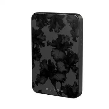 Baterie externă wireless magnetică Burga 5000 mAh Nocturnal Gunmetal