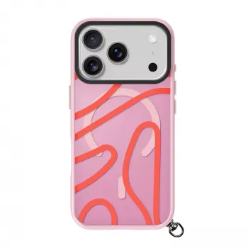 Husă LAUT Keyko Pop pentru iPhone 17 Pro, Rosy Wave