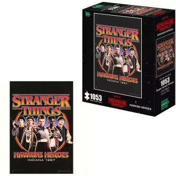 Puzzle EPOCH Games Stranger Things Hawkins Heroes, 1000 piese