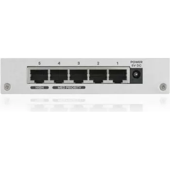 Switch desktop Gigabit Ethernet neadministrat 5 porturi DSIT Zyxel GS105B