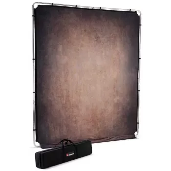 Manfrotto EzyFrame Vintage frame + background, walnut (LL LB7934)