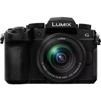 Aparat foto mirrorless Panasonic LUMIX DC-G90MEG-K 20,3MP Micro Four Thirds cu obiectiv 12-60mm - negru