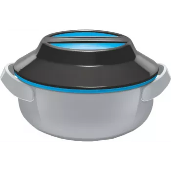 Vas termic Milton Microwow 1000, 0,82 L, albastru (MT-6491)