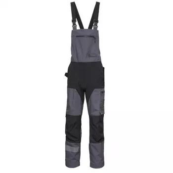 Salopetă Fusion 56S cu buzunare pentru genunchiere, albastru/negru, mărimea EU 56S