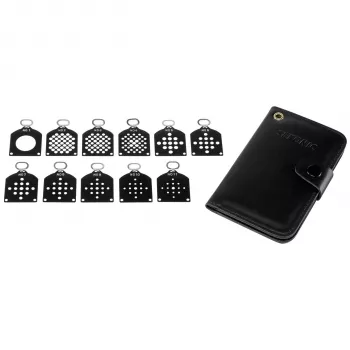 Set de diapozitive Sekonic pentru expozimetrul L-398A - kit de accesorii Lumidisc & Lumigrid