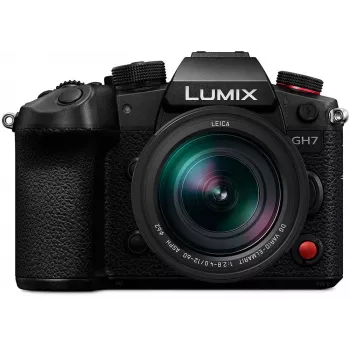 Aparat foto mirrorless Panasonic Lumix DC-GH7LE cu obiectiv 12-60mm - negru