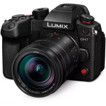Aparat foto mirrorless Panasonic Lumix DC-GH7LE cu obiectiv 12-60mm - negru