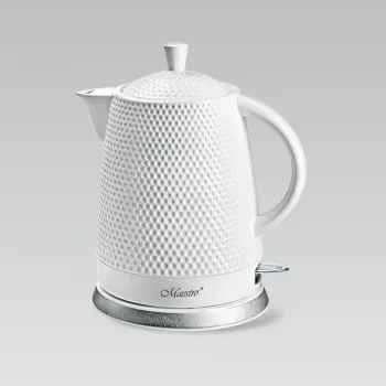 Fierbător electric din ceramică MEO 1,5 l 1500 W alb MR-069-WHITE MAESTRO