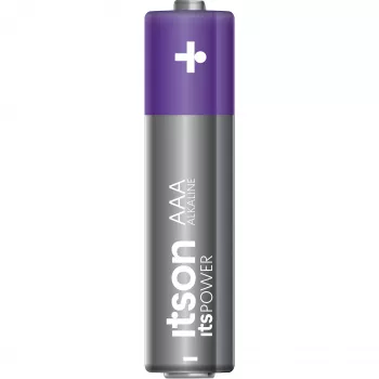 ITSON LR03IPO/8CB Alkaline AAA Batteries, 8-Pack, 1.5V, Long Shelf Life