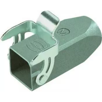 Carcasă de cuplare HARTING Han M20, filet M20, aluminiu turnat, IP65/IP67, gri praf