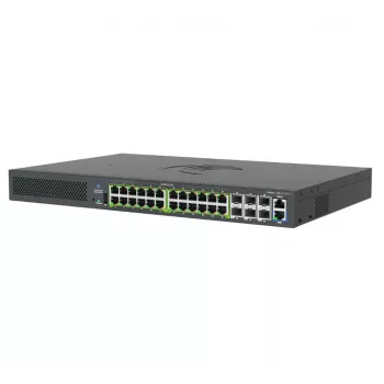 Switch administrat Cambium Networks cnMatrix EX3030RM-P 24 porturi Gigabit PoE+ cu 4x uplink 10G SFP+