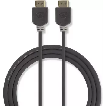 Cablu HDMI High Speed Nedis cu Ethernet 4K@60Hz 18 Gbps 7,5 m antracit