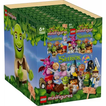 LEGO Bricks Minifigures 71053 seria Shrek (BOX) - 36 blind bags, minifigurine de colecție, cutie de prezentare