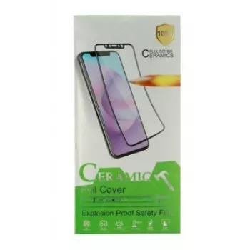 Protector de ecran din sticlă ceramică călită iLike pentru Apple iPhone 12/12 Pro, negru