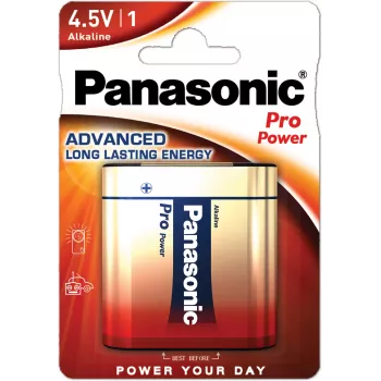 Baterie plată alcalină Panasonic Power Pack Gold 3LR12 4,5V - 1 blister
