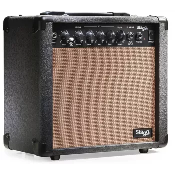 Stagg S15AADR 15W Acoustic Combo Amplifier with Digital Reverb