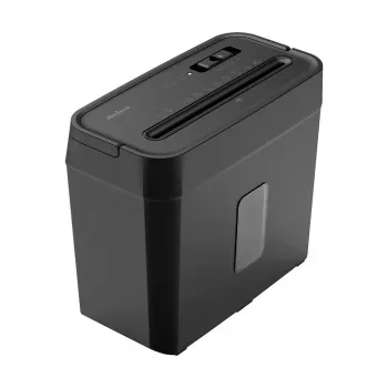Distrugător de documente cu tăiere în particule REBEL URZ1030 P-4, 4 coli, 8L, conform GDPR