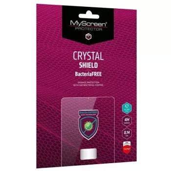 Protector de ecran din sticlă călită MYSCREEN PROTECTOR MS CRYSTAL BacteriaFREE pentru Lenovo Tab M8 - duritate 9H, antimicrobian, margini rotunjite 2.5D, fără bule