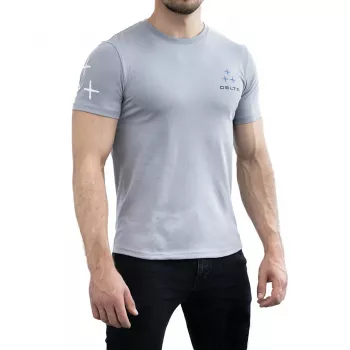 Delta Tricou Gri XXL - Tricou de lucru 100% bumbac