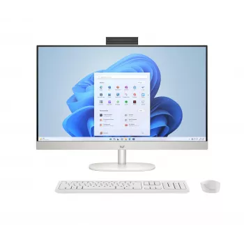HP All-in-One 27 - Intel Core Ultra 7 155U - 27 inch FHD IPS - 16GB RAM - 512GB SSD - Windows 11 Home - White