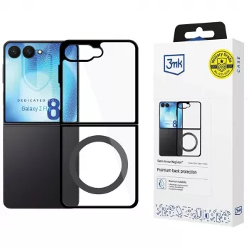 3MK Satin Armor MagCase husă pentru Samsung Galaxy Z Flip5 - negru