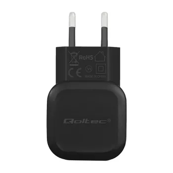 Qoltec 12W 5V 2.4A USB + USB-C Wall Charger