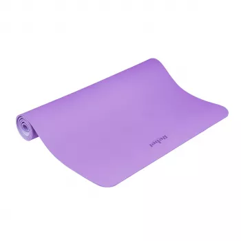 Saltea de antrenament REBEL ACTIVE TPE 200x115x1 cm violet – saltea antiderapantă yoga, pilates și fitness cu curea de transport