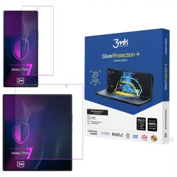 Folie de protecție ecran antibacteriană 3MK SilverProtection+ pentru Samsung Galaxy Z Fold 7 Folded Edition
