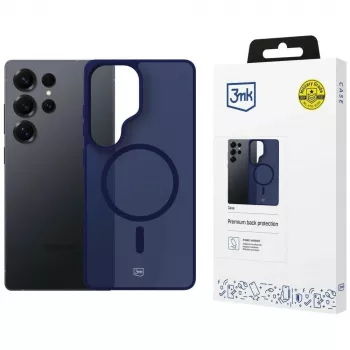 Husă 3MK Smoke MagCase pentru Samsung Galaxy S25 Ultra - albastră
