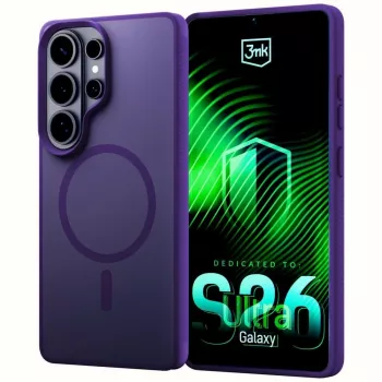 Husă 3MK Smoke MagCase pentru Samsung Galaxy S26 Ultra - mov