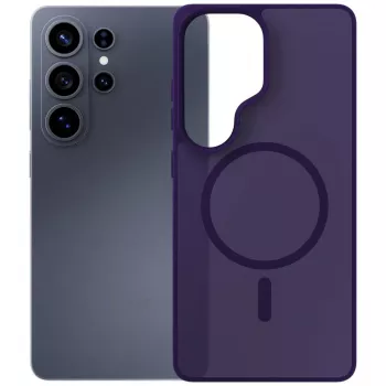 Husă 3MK Smoke MagCase pentru Samsung Galaxy S26 Ultra - mov