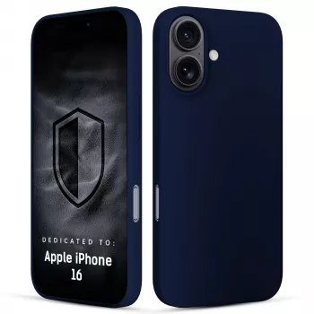 Husă 3MK PROTECTION Apple iPhone 16 - 3mk Hardy Mellow albastru închis