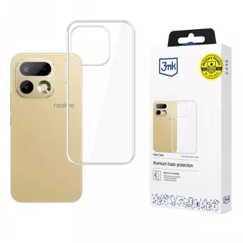Carcasă 3mk Clear pentru Realme 16 Pro 5G - husă spate TPU transparentă cu tehnologie Absorber™