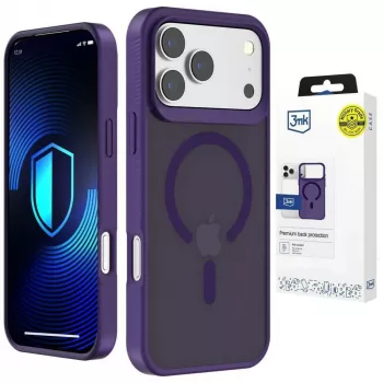 3MK Smoke MagCase pentru Apple iPhone 17 Pro Max - violet