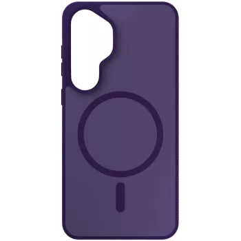 3MK Smoke MagCase pentru Samsung Galaxy S26 - husă MagSafe translucidă violet