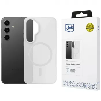 3MK Smoke MagCase pentru Samsung Galaxy S25 - alb