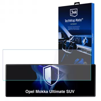 Folie de protecție mată pentru ecranul central 3mk TechWrap pentru Opel Mokka Ultimate SUV (2025+)